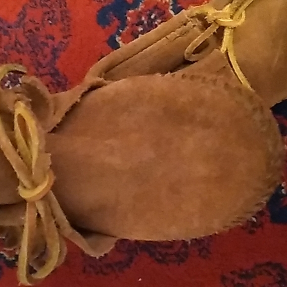 Brown suede  moccasin - Picture 3 of 5